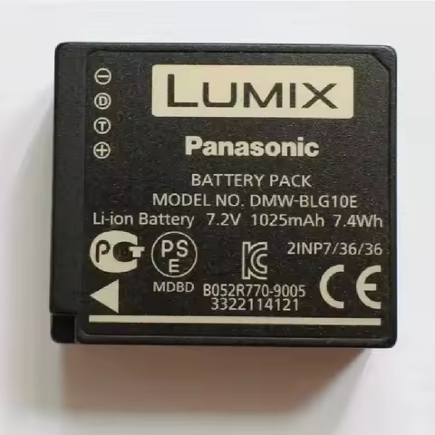100%Original 1025mAh for Panasonic BLG10E BLG10GK G110 G100 LX100 GF3/5/6 GX7/9 GX80/85 ZS110/220 ZS
