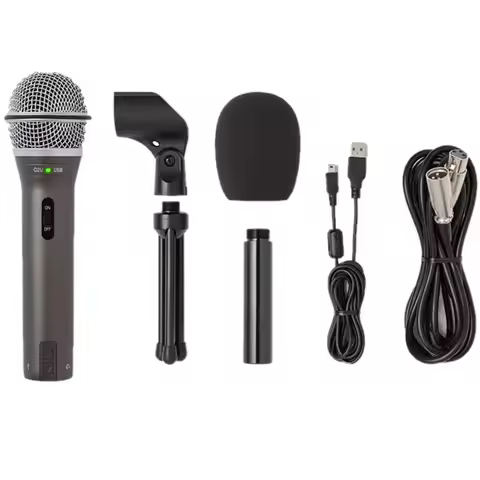 100% Original Samson Q2U Handheld Dynamic USB Microphone with XLR and USB I/O High Quality