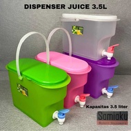 Portable juice dispenser / 3.5 liter juice dispenser / Multipurpose drinking water dispenser