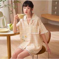 Piyama Import Hotpant Pendek Pendek / Baju tidur Wanita / Piyama wanita  Setelan kekinian (NewMotif 