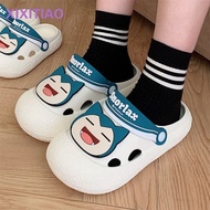 [Special Offer] Genuine Pokémon Kabimon Parent-Child Summer Hole Shoes Outdoor Anti-Slip Baotou Beac