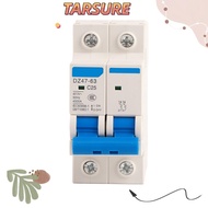 TARSURR 2P Circuit Breaker, 2P 400V AC DZ47-63 Circuit Breaker, Durable 25A/40A/50A/63A Leakage Circ