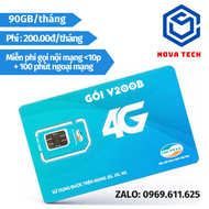 Sim 4G Viettel Gói Mới SD70 - SD90 - V90B - V120B - V150B - V200B - ÁP DỤNG TỪ 15/6 - DATA TỐC ĐỘ CA
