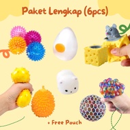 [BATAM] Contents 6pcs Educational Sensory Toy Package for Children Sensory Play Propioseptive Taktil