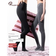 socks stokin Purple guys Thickened Micro-Pressed Slimmer Look Pantyhose