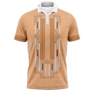 Polo shirt for men Philippine Ethnic/ Tribal Modern Barong Polo Shirt