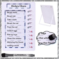 [yinahiut002.ph] 1Set Erasable Chore Chart for Kids,Reusable to Do List Board My Chores Magnetic Dry