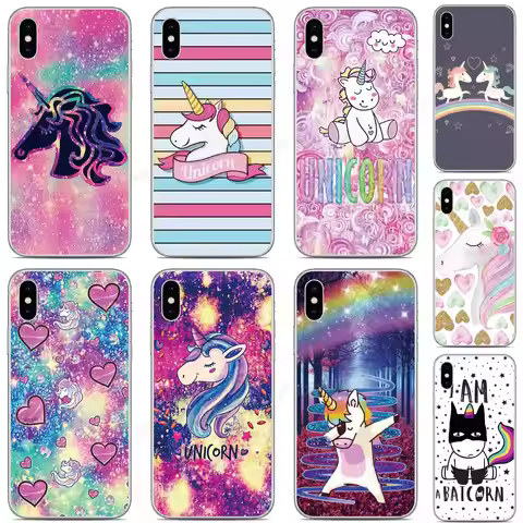 Rainbow Unicorn Cover For Cubot A1 A10 P80 P60 P50 X30 X50 X70 C30 Max 3 5 Note 40 50 21 Hafury V1 N