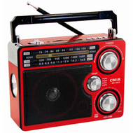 全波段便捷式收音機（紅色 ）