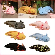 [AlmenclaabMY] 17.72" Long Axolotl Toy, Cuddly Toy, Home Decor, Soft Axolotl Stuffed Doll for