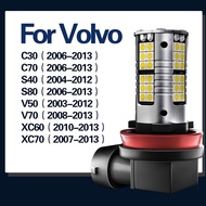 2pcs LED Fog Light Blub Lamp Canbus No Error H8 H11 For Volvo S40 S80 2006-2013 C30 C70 2006-2013 XC