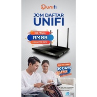 {100mbps} UNIFI Home Fiber 100mbps Unlimited Data 30Hari Percuma Free Modem +