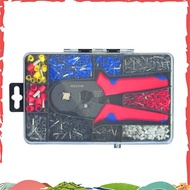 HSC8 Cable Wire Crimper Crimping Tool Plier Set 6-4/6A 23-7AWG Self  1200Pcs Cord End Bootlace Ferru