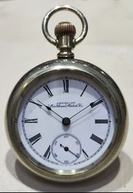 美國 Waltham Watch Co. 銀殼古董懷錶