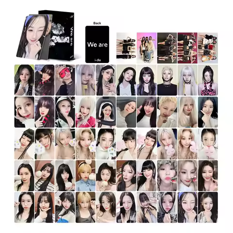 55 Pieces Kpop Album Postcards Photocard Pack Fans Gift Kpop Merch Home Decoration Cards