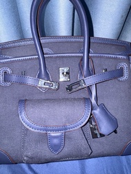 馬家Birkin Cargo藍色25