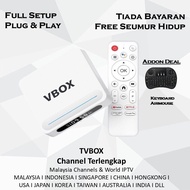 VBOX TV Box Android 14.0 Bluetooth 5Gwifi Voice Control