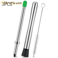 ChicHaven 1 2 3pcs thép không gỉ rơm lỗ puncher thép không gỉ puncher rơm lỗ Punch công cụ cho nắp n