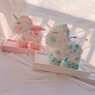 Hot Sale Preserved Flower Unicorn Hydrangea Tanabata Valentine's Day Gift for Girlfriend