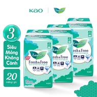 Combo 3g Laurier Ultra Thin Wingless BVS 20M