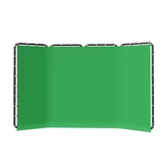 kissdumbo-SG Andoer 2.4x4M/ 7.87x13.12FT Large Collapsible Green Screen Backdrop Stand Kit with Stor