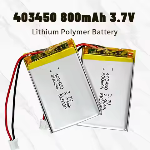 Lipo 403450 3.7V Lithium Battery 800mAh Li-polymer Rechargeable Batteries for Sensors Smart Products