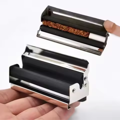 New Portable 70/78/110 MM Mini Metal Manual Rolling Machine Paper Tobacco Hand Roller Cigarette Make