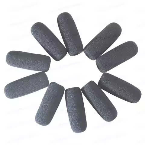 10 Pcs Soft Foam Microphone Windscreen Mic Covers Foam Protection for Small Lapel and Headset Microp