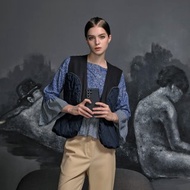 依附立體鋪棉多口袋背心