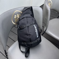 Patagonia กระเป๋าคาดหน้าอกแฟชั่นใหม่ความจุมากสำหรับทั้งหญิงและชายลำลองผ้าใบส่วนบุคคลกระเป๋าสะพายข้าง