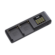 XTAR SN4 7-in-1 Multiple Camera Battery Charger for NP-F970 EN-EL15 LP-E6N FZ100 LP-E7 E8 NP-FW50 Ba
