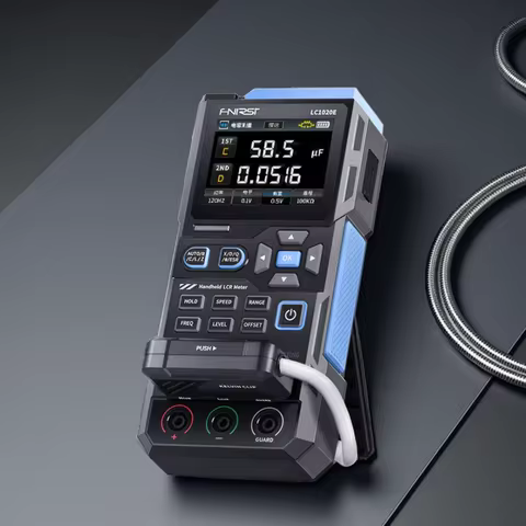 FNIRSI LC1020 Digital Bridge Handheld Tester Resistance, Inductance, Capacitor, LCR High Precision I
