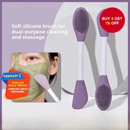 Silicone Mask Brush 2 In 1 Facial Cleansing Tool Scrub Pores Blackhead Deep Cleansing Blackhead Remo