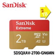 【MR3C】含稅公司貨 SanDisk 2TB 240MB/S Extreme Micro SD SDXC 記憶卡