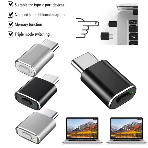 USB Type-C Mouse Jiggler Undetectable Automatic Mover Simulate Mouse Movement for PC Laptop Keeps Co