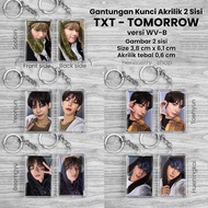 Gantungan Kunci Akrilik TXT TOMORROW MINISODE 3 - Merchandise KPOP Ganci Kotak Murah Keychain Korea