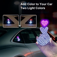 Heart Light for Car Plug in Dynamic Ambient Lighting Car Decorations Heart-shaped Ambient Light yiku