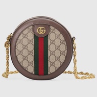 Gucci กระเป๋า Ophidia mini GG round shoulder bag