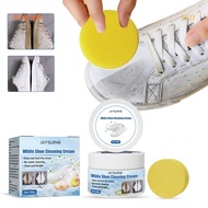 WD Shoes Cleaning Cream, White Shoe Shine Cream, Magic Shoes Stain Remover Cream, Shoe Polish with Sponge, Shoe Whitening Cleaning Tool, Sneaker Stain Cleaning Cream