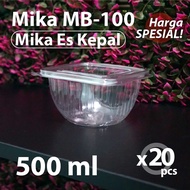Package of 20 pcs - Mika Salad MB-100 - 500 ml - Milo Ice Cream - Bowl
