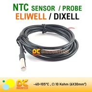 JEROME PROBE SENSOR NTC ELIWELL DIXELL 10K OHM 1.5M CAP STAINLESS HITAM