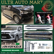 TOYOTA AVANZA 2016-2025 WITH SIDE SKIRT SIDE STEP PEDAL RUNNING BOARD NERF BAR HIGH QUALITY