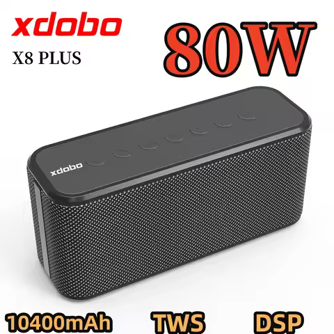 XDOBO X8 Plus 80W X8 60W Portable Wireless Bluetooth Speaker BT5.0 Power Bank TWS Subwoofer Battery1