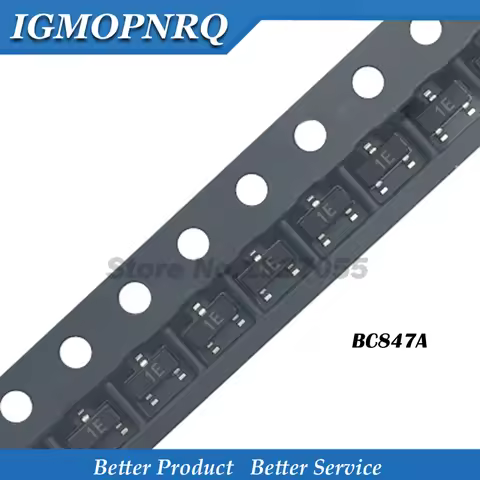 100PCS BC847A SOT-23 BC847 SOT23 1E SMD new