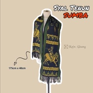 PROMO Kain_Usang | Syal Tenun Motif Sumba | Scarf Tenun Ikat Sumba