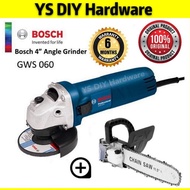 Bosch Original GWS060 4" Angle Grinder + Chainsaw Stand Bracket