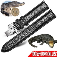 IWC Strap Genuine Leather Male Crocodile Leather Watch Strap Suitable for IWC Portugal 7 Portugal Po