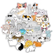 10/50Pcs Funny Cat Animals Graffiti Stickers for Laptop Skateboard Suitcase Phone Waterproof Sticker Kid Toy