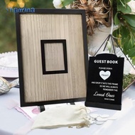 [Shamjina] Wedding Guest Book Message Board Wooden Drop Box for Birthday Party Wedding