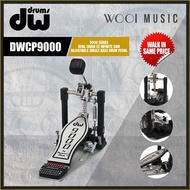 DW DWCP9000 9000 Series Dual-Chain EZ Infinite Adjustable Cam Single Bass Drum Pedal with Bag